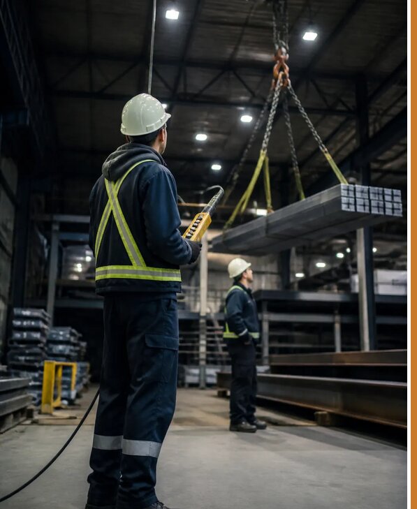 Обучение управлению краном с пола для работников в Ефремах